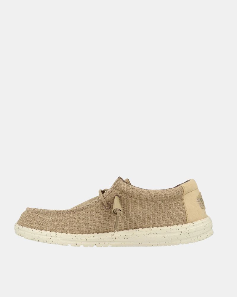 Sapatilhas Baixas Homem HEY DUDE Taupe 40403 WALLY SPORT MESH