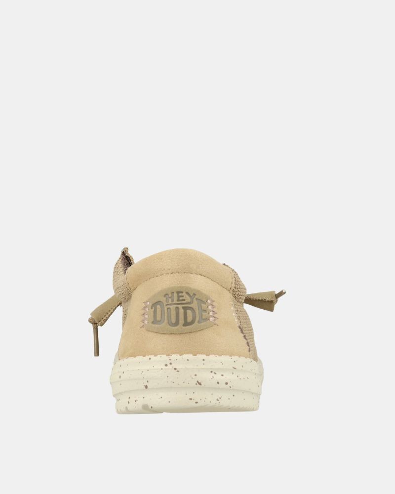 Sapatilhas Baixas Homem HEY DUDE Taupe 40403 WALLY SPORT MESH