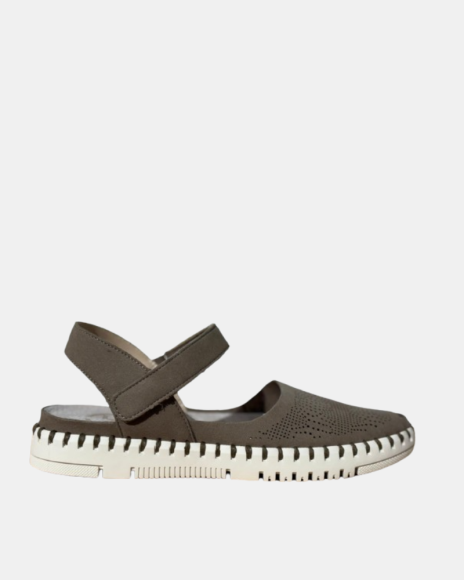 Sandalias Cerradas Mujer Walk & Fly Taupe 20301 CLOUD