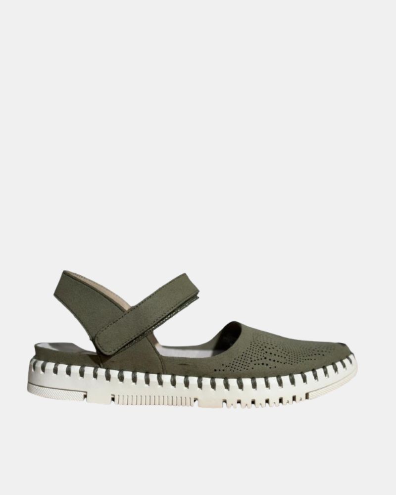 Sandálias Fechadas Mulher Walk & Fly Verde 20301 CLOUD