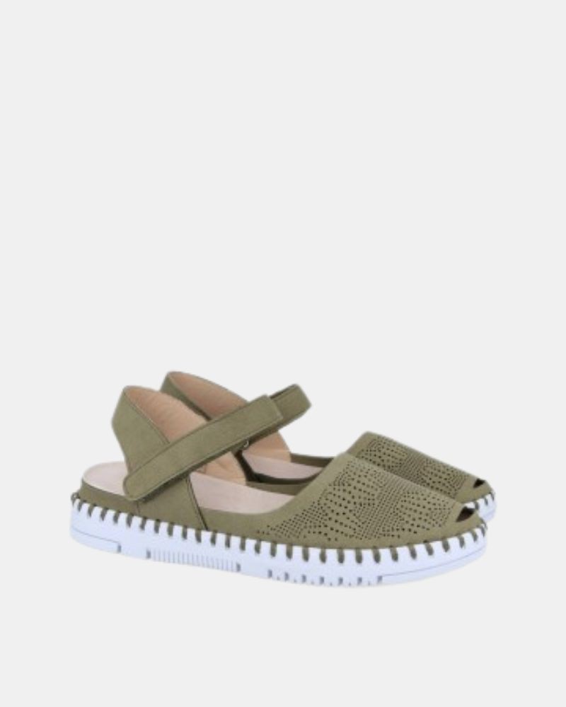 Sandálias Fechadas Mulher Walk & Fly Verde 20301 CLOUD