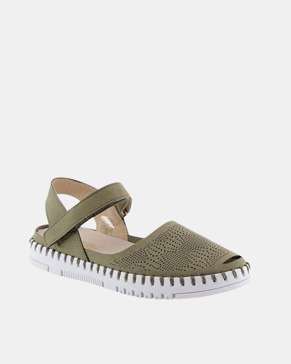 Sandálias Fechadas Mulher Walk & Fly Verde 20301 CLOUD
