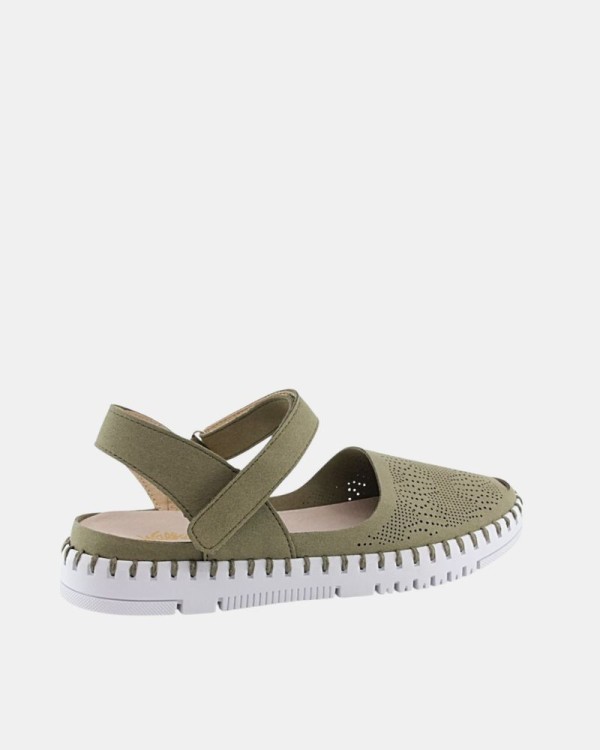 Sandálias Fechadas Mulher Walk & Fly Verde 20301 CLOUD
