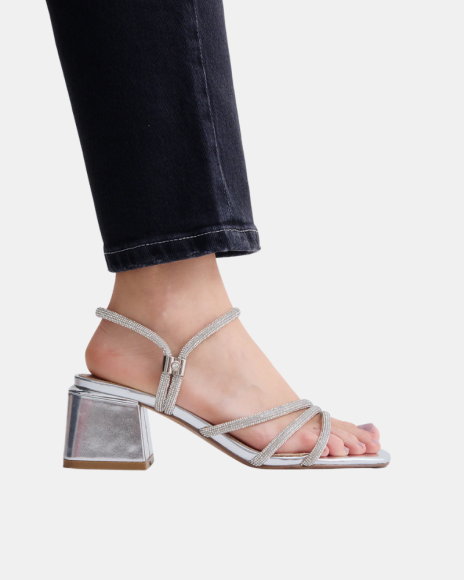Sandalias Fiesta Mujer EXE Plata CARMEN 339