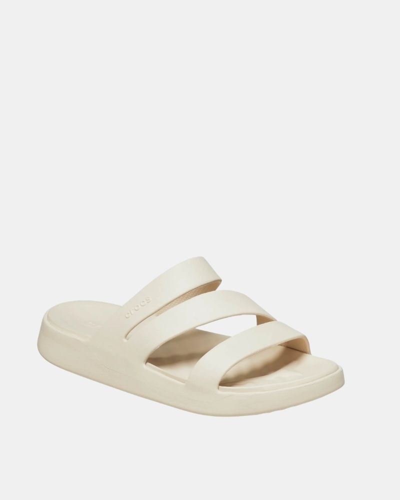 Sandálias Chinelos Mulher Crocs Gelo 209587 GETAWAY STRAPPY W