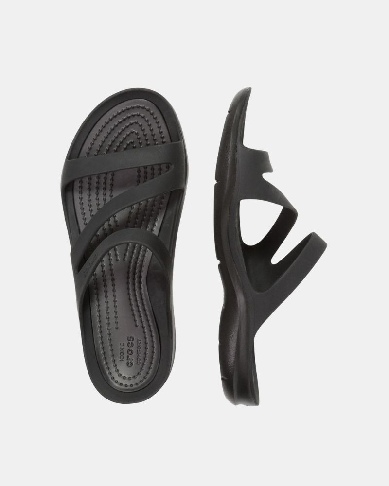 Sandálias Chinelos Mulher Crocs Preto 203998 SWIFTWATER SANDAL W