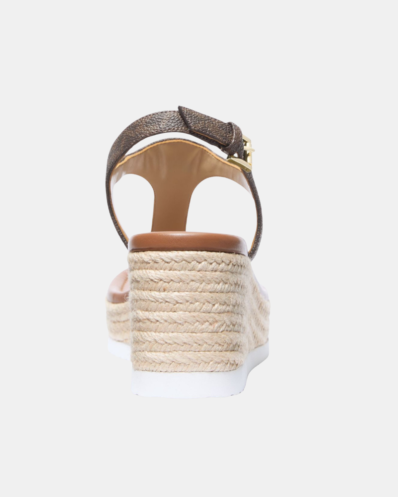 Sandálias abertas de ráfia para mulher MICHAEL KORS castanhas 40S6VAMS1B VAL