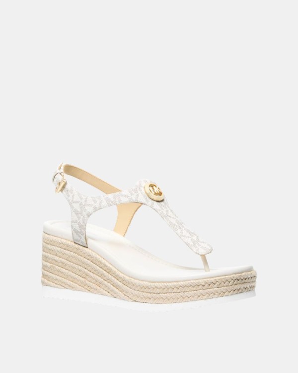 Sandálias Abertas Ráfia Mulher MICHAEL KORS Bege 40S6VAMS1B VAL