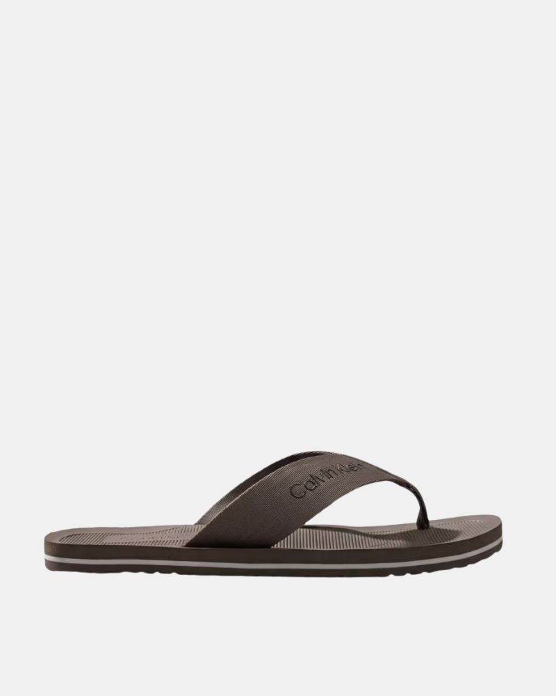 Sandálias Chinelos Homem CALVIN KLEIN Castanho HM0HM02106PDK