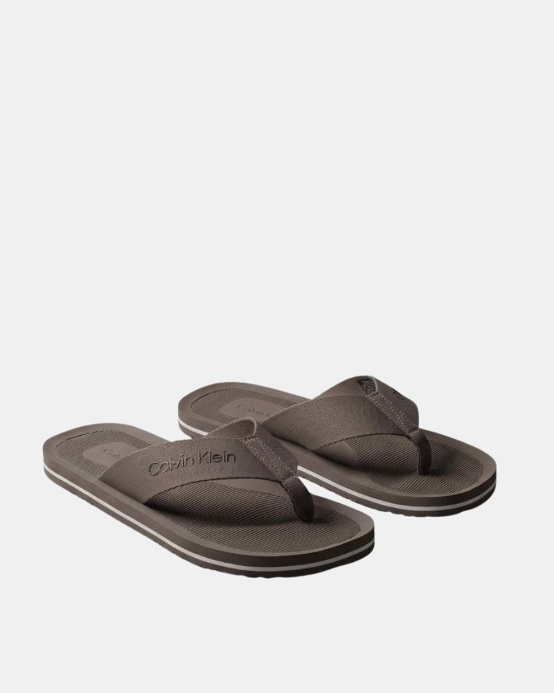 Sandálias Chinelos Homem CALVIN KLEIN Castanho HM0HM02106PDK