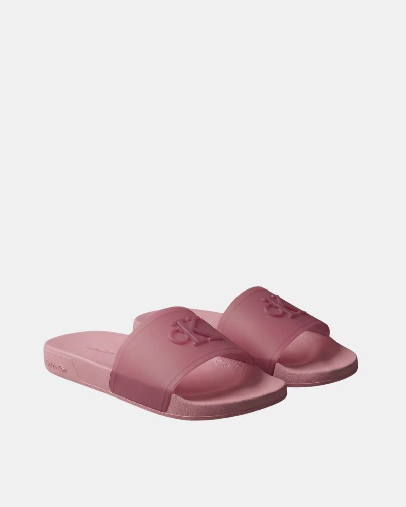 Sandalias Chancletas Mujer CALVIN KLEIN Rosa HW0HW02959VCE