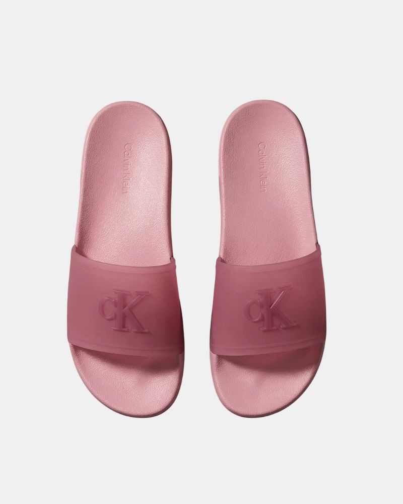 Sandalias Chancletas Mujer CALVIN KLEIN Rosa HW0HW02959VCE