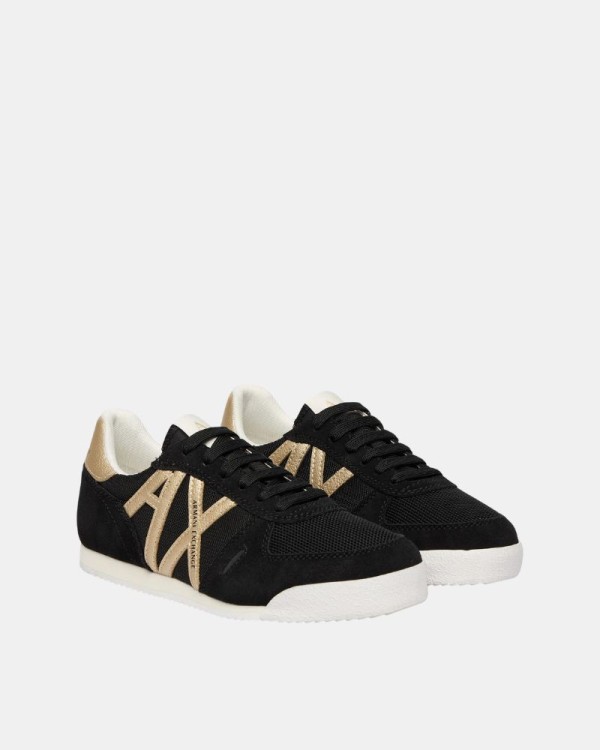 Sapatilhas Baixas Mulher ARMANI EXCHANGE Preto XW002794 AF22755