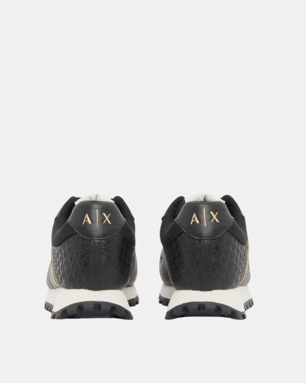 Ténis baixos para mulher ARMANI EXCHANGE Preto XW002795 AF23061
