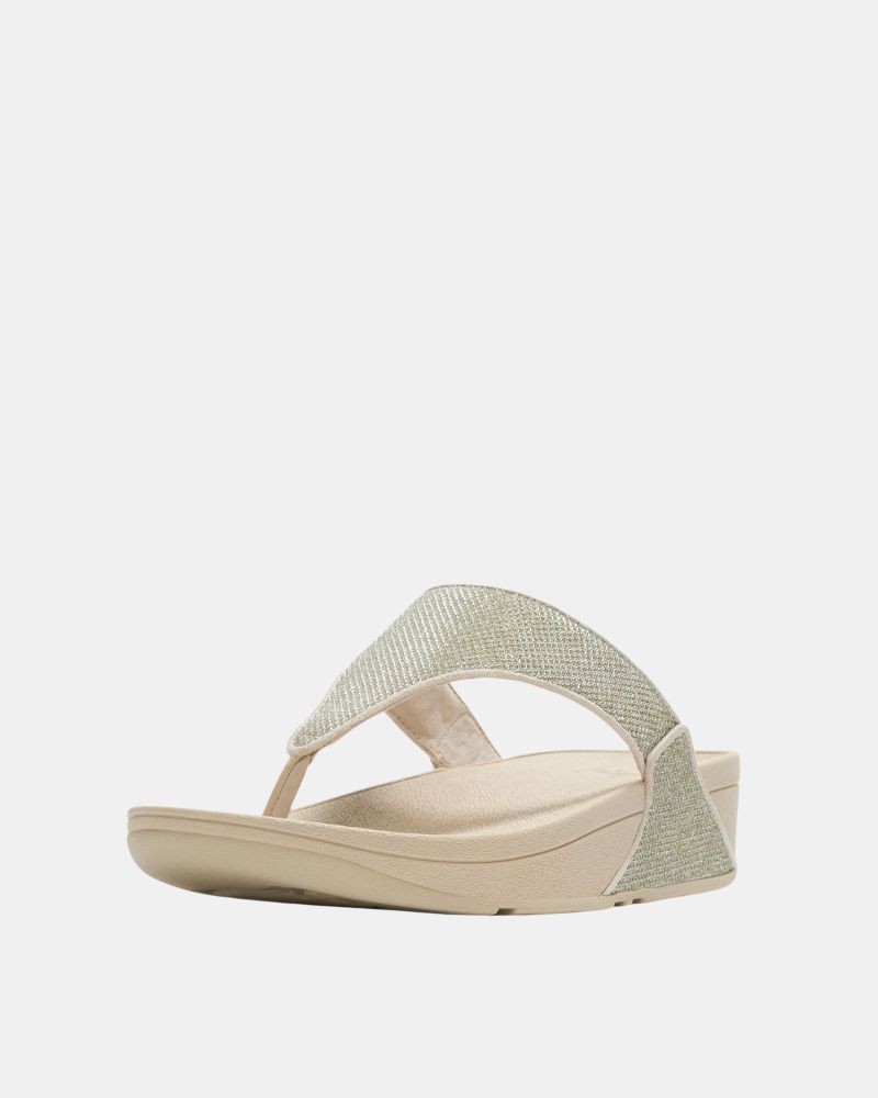 Sandálias de dedo para mulher FITFLOP Ouro A4Z 675