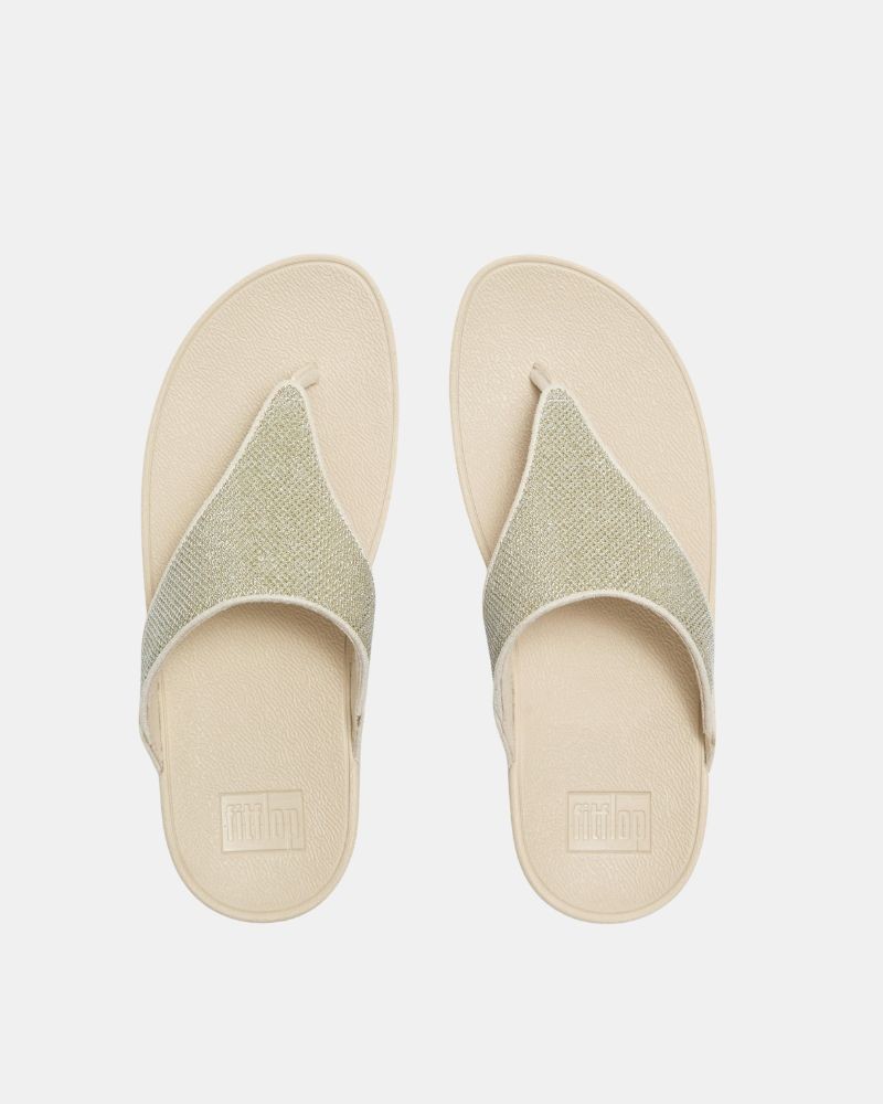 Sandálias de dedo para mulher FITFLOP Ouro A4Z 675