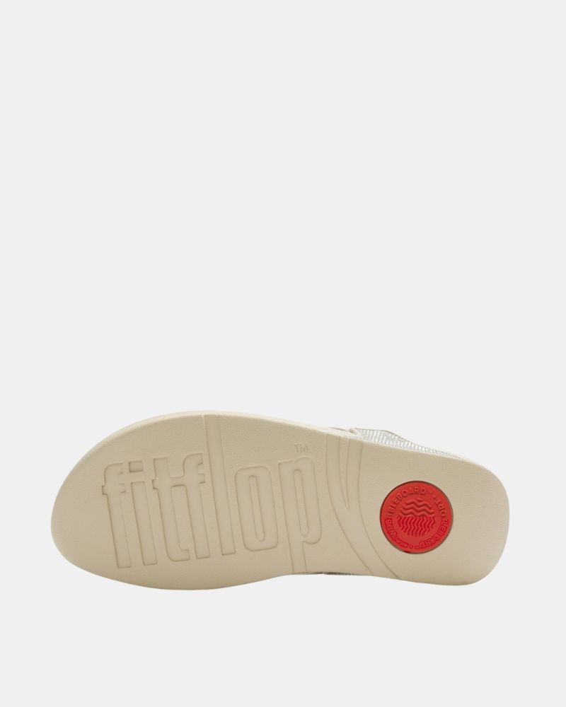 Sandálias de dedo para mulher FITFLOP Ouro A4Z 675