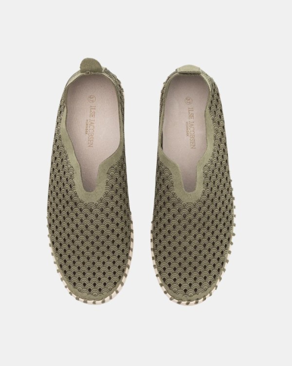 Zapatos Bajos Mujer Ilse Jacobsen Verde TULIP 3275