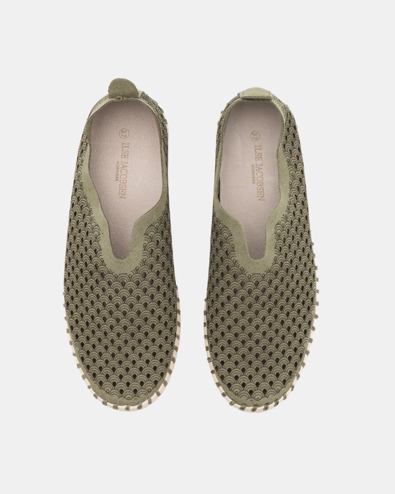 Zapatos Bajos Mujer Ilse Jacobsen Verde TULIP 3275