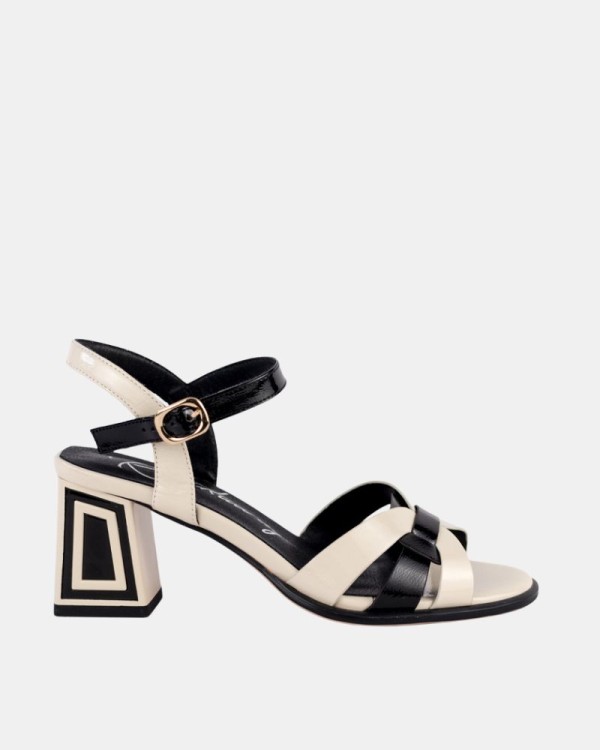 Sandalias Altas Fiesta Abiertas Mujer RockAway Negro 84621