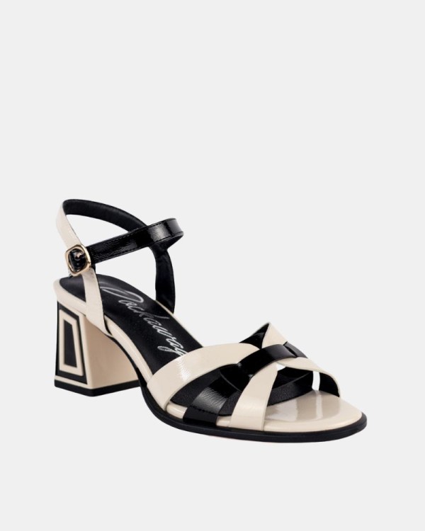 Sandalias Altas Fiesta Abiertas Mujer RockAway Negro 84621