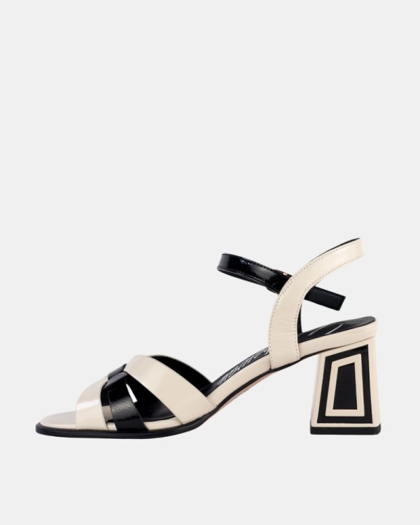 Sandalias Altas Fiesta Abiertas Mujer RockAway Negro 84621