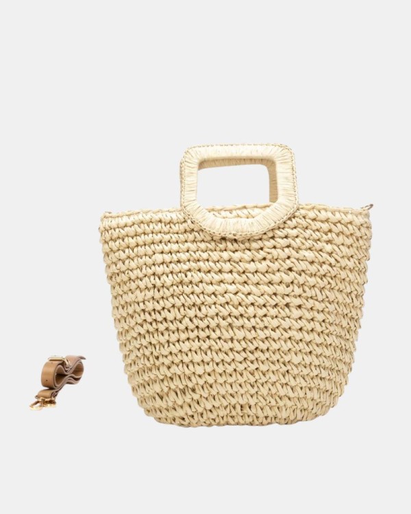 Bolsos Bandoleras Rafia Mujer REFRESH Hielo 183401