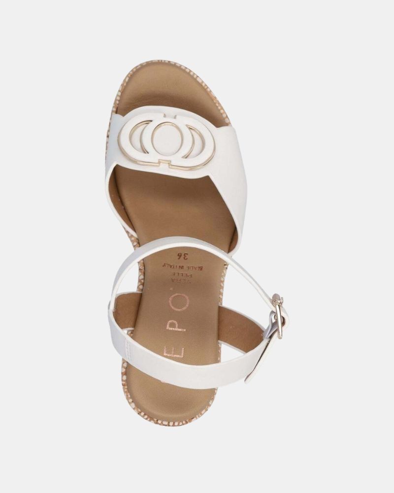Sandalias Abiertas Mujer REPO Blanco 52242