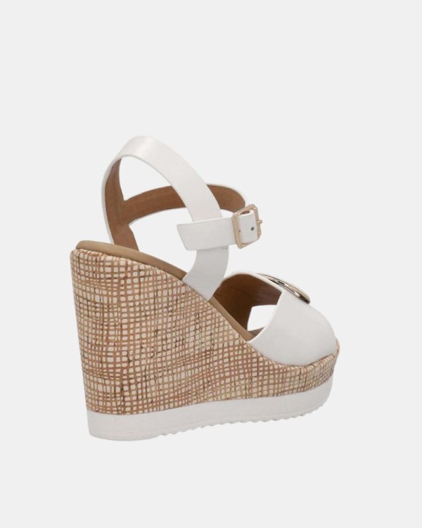 Sandalias Abiertas Mujer REPO Blanco 52242