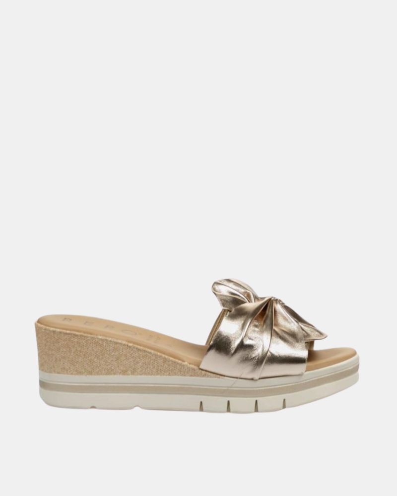Sandalias Abiertas Mujer REPO Oro 83145