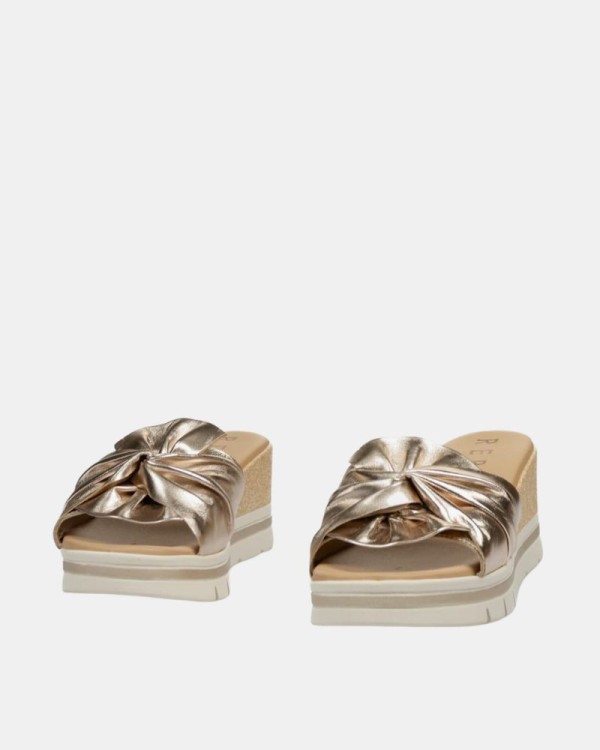 Sandalias Abiertas Mujer REPO Oro 83145