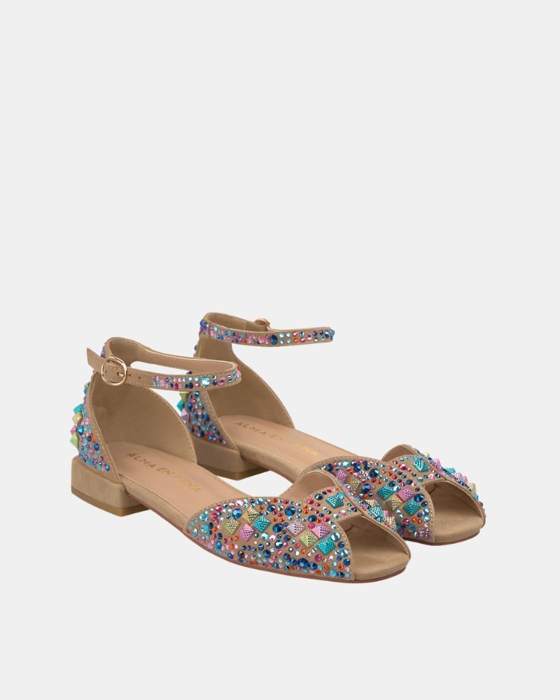 Sandálias Fechadas Mulher ALMA EN PENA Multicolor Areia V2651854