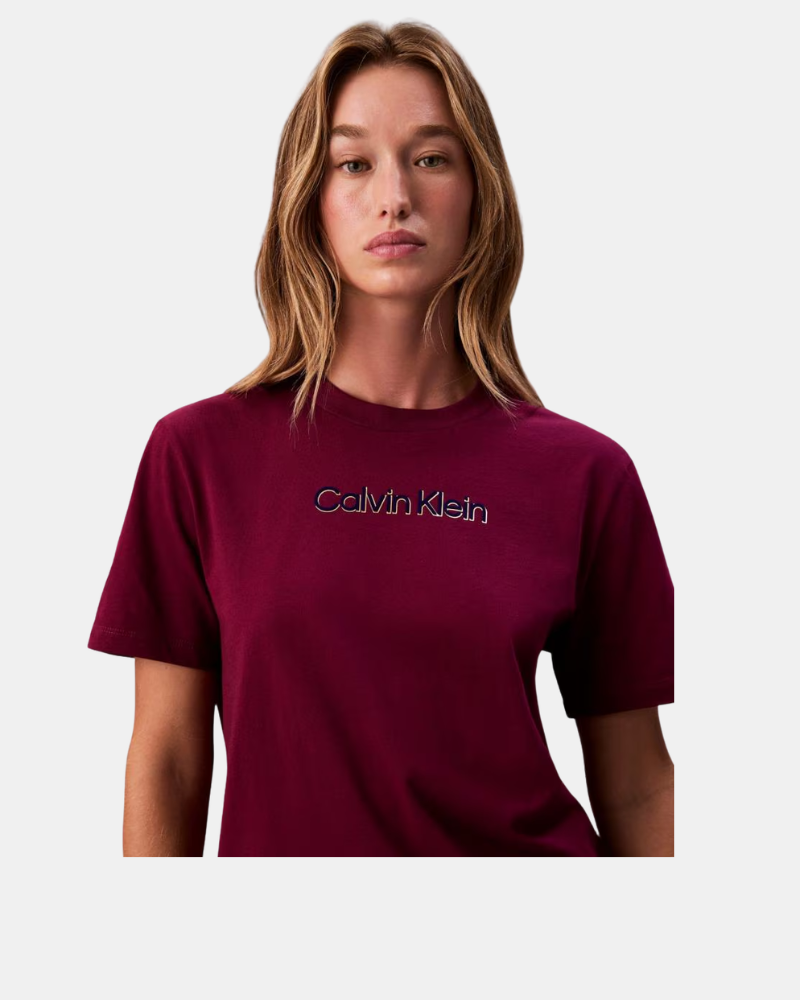 Camisetas Manga corta Mujer CALVIN KLEIN Rojo LV047E821G2E5