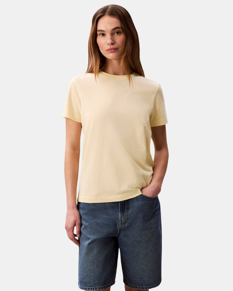 Camisetas Manga corta Mujer CALVIN KLEIN Amarrillo LV047B224G4MY