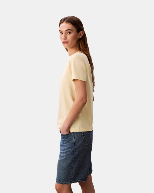 Camisetas Manga corta Mujer CALVIN KLEIN Amarrillo LV047B224G4MY