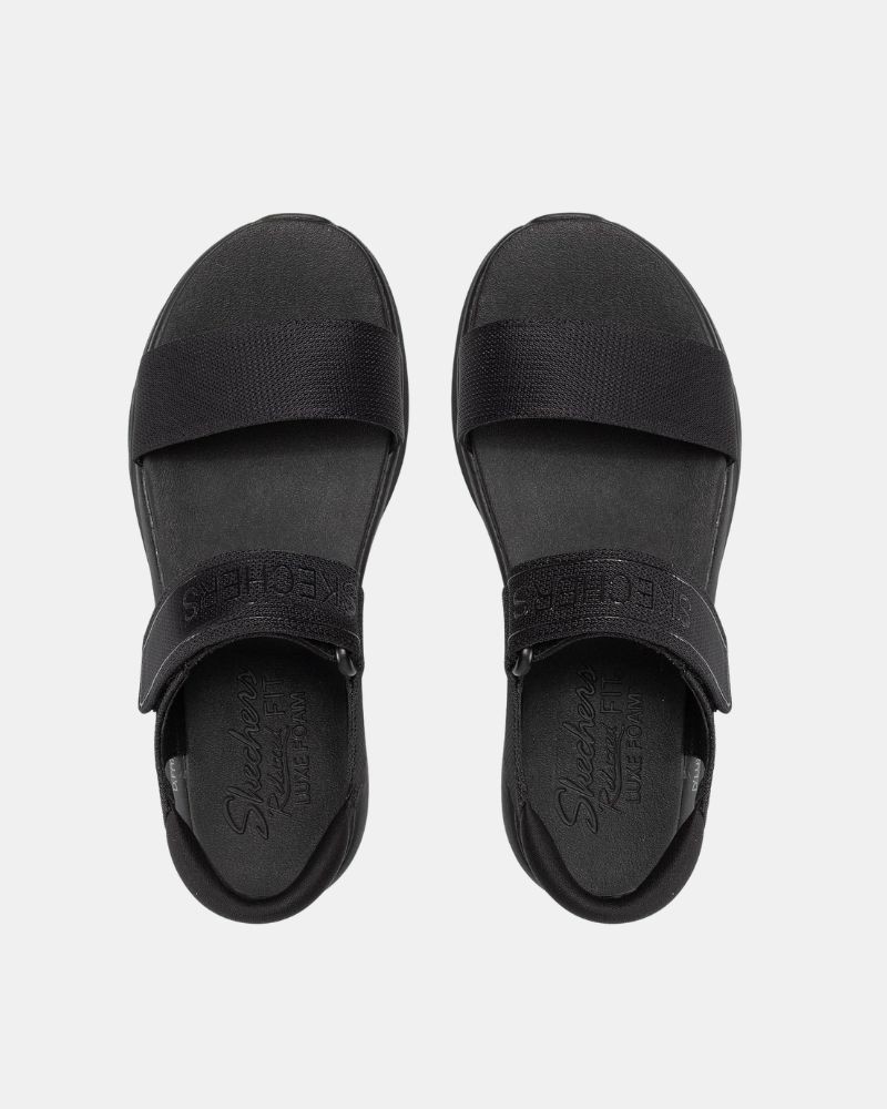 Sandálias Abertas Mulher SKECHERS Preto 119226 RELAXED FIT D'LUX WALKER