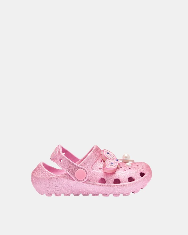 Tamancos com luzes, chinelos infantis Conguitos rosa COSH 337 002