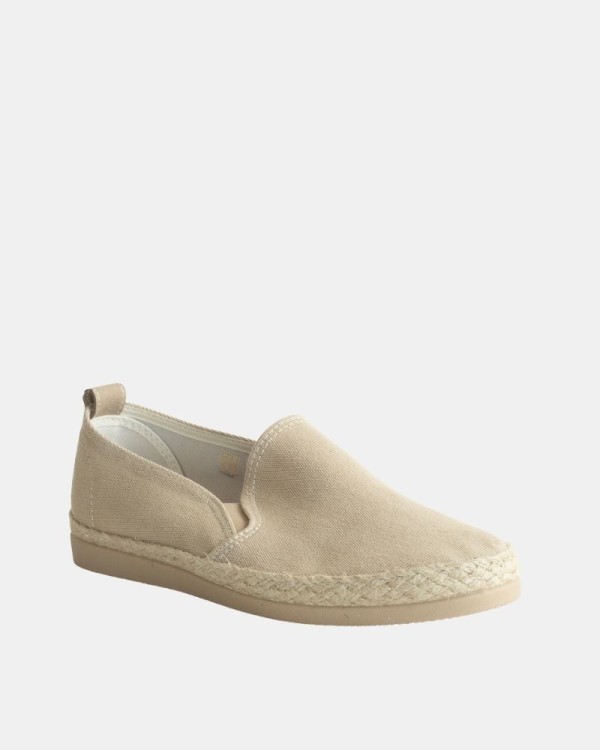 Zapatos Alpargatas Rafia Hombre RKS Beige BC11965