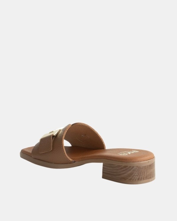 Sandalias Abiertas Mujer RKS Marrón 5890