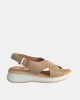 Sandálias Abertas Femininas RKS Taupe 5943