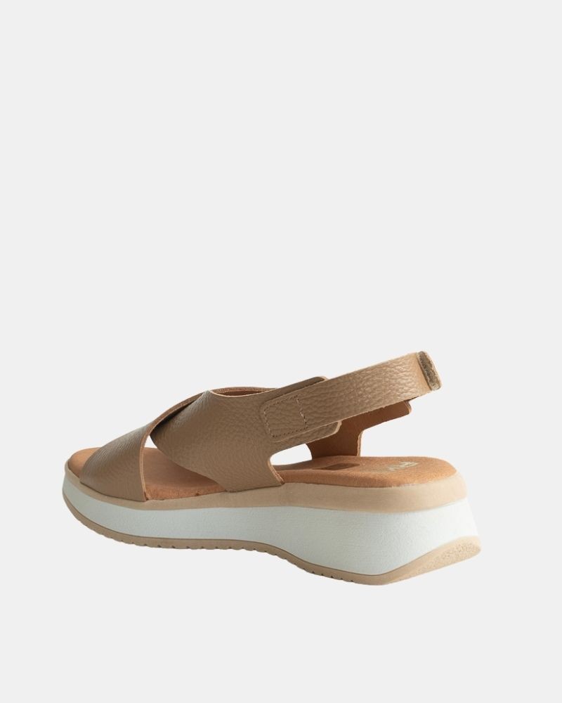 Sandálias Abertas Femininas RKS Taupe 5943