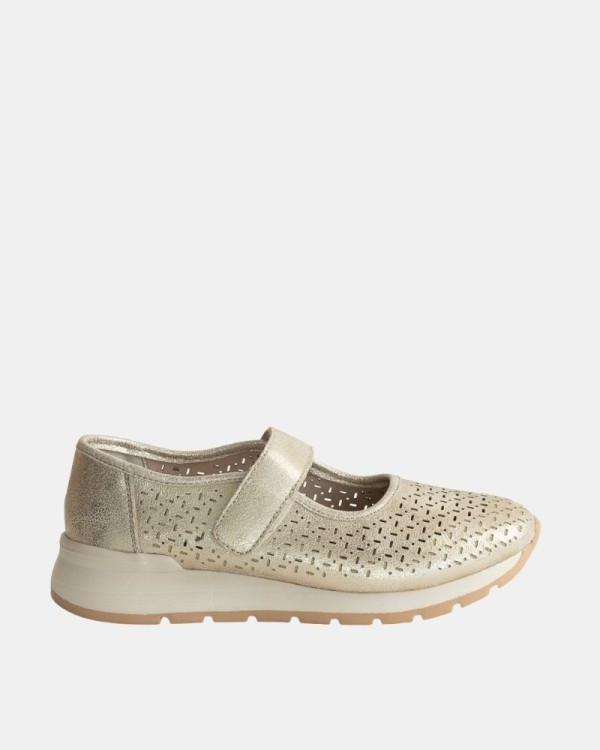 Zapatos Bailarinas Mujer RKS Oro 322
