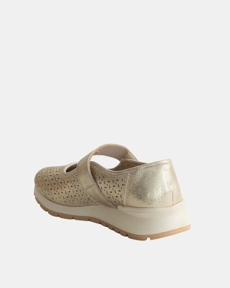 Zapatos Bailarinas Mujer RKS Oro 322