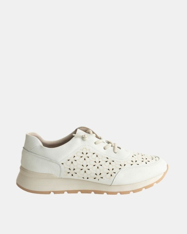 Zapatos Bailarinas Mujer RKS Blanco 321