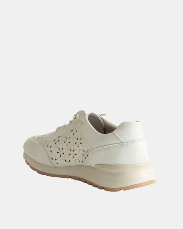 Zapatos Bailarinas Mujer RKS Blanco 321