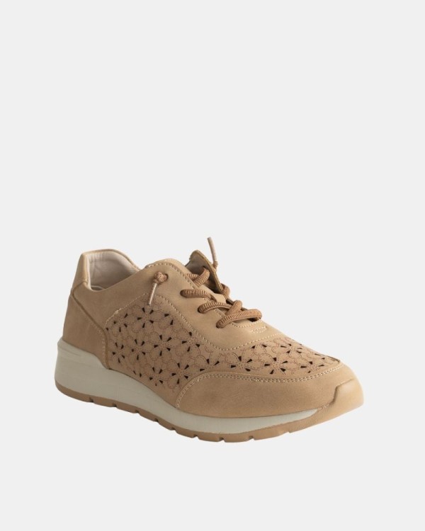 Zapatillas Bajas Mujer RKS Marrón 321