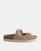 Sandalias Abiertas Mujer RKS Beige 11097