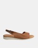 Sandalias Abiertas Mujer RKS Marrón 2205