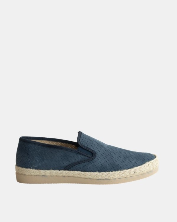 Zapatos Alpargatas Rafia Hombre RKS Azul BC7732