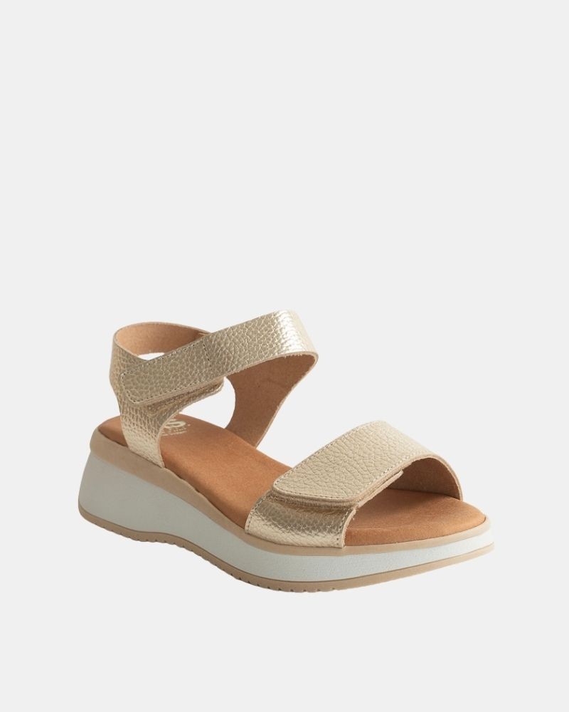 Sandalias Abiertas Mujer RKS Bronce 5942